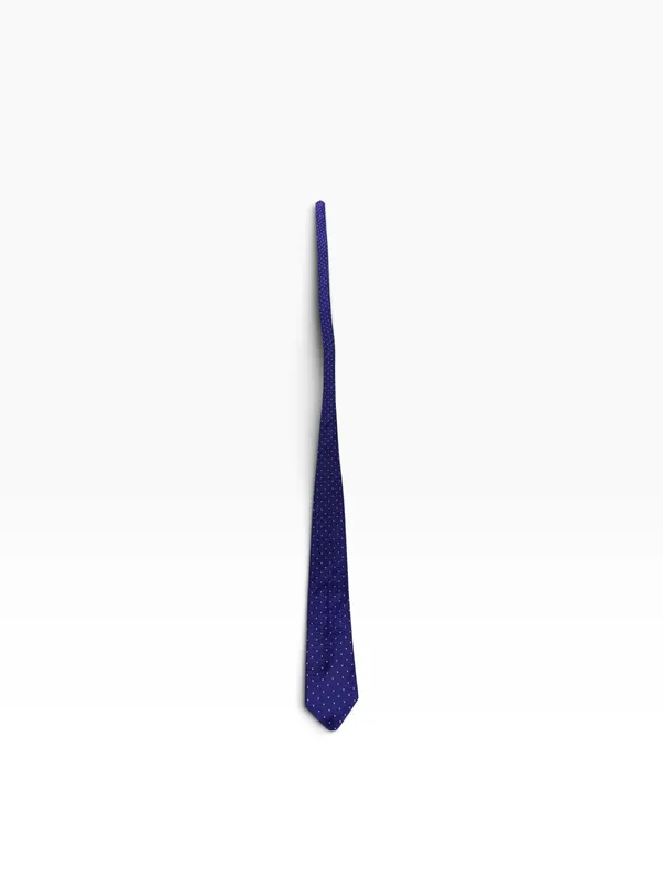 Brooks Brothers Makers Silk Tie Purple Blue Dot Extra Long 61” Made USA - Image 2