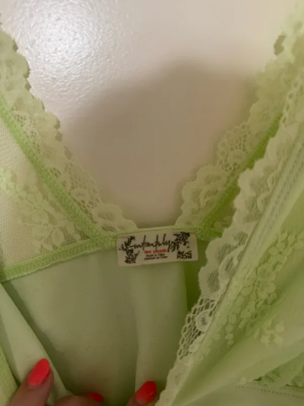 Free People Green Long Sleeve - Image 3