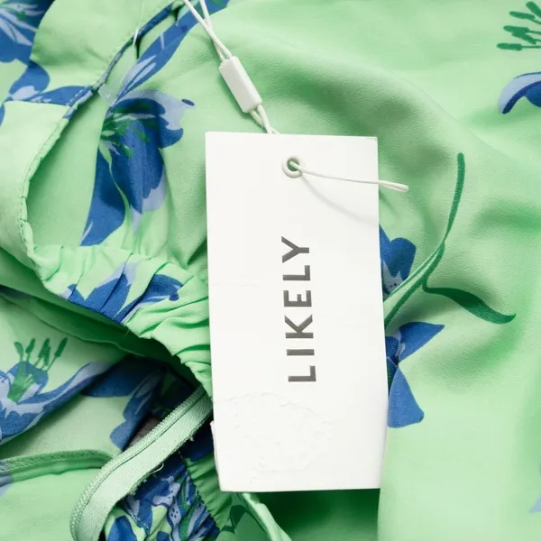 Likely Karrica Maxi‎ Dress Blue Floral Cut Out Print - Image 8