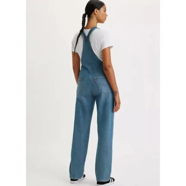Levi's XL Vintage Denim Overalls Fresh Perspective - Blue X-Large - Image 3