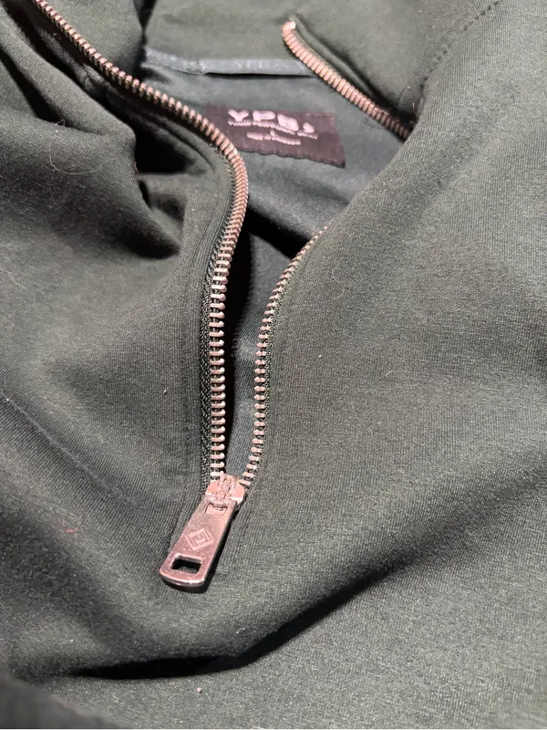 YPB your personal best Dark Green Half-Zip Hoodie large Abercrombie - Image 6