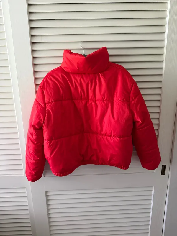 Wild Fable Red Puffer Jacket - Image 4