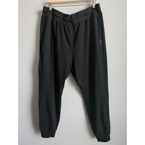 Fabletics Cold Weather Joggers Pants Black Thermal Winter Track Gorpcore Sz 1X - Image 6