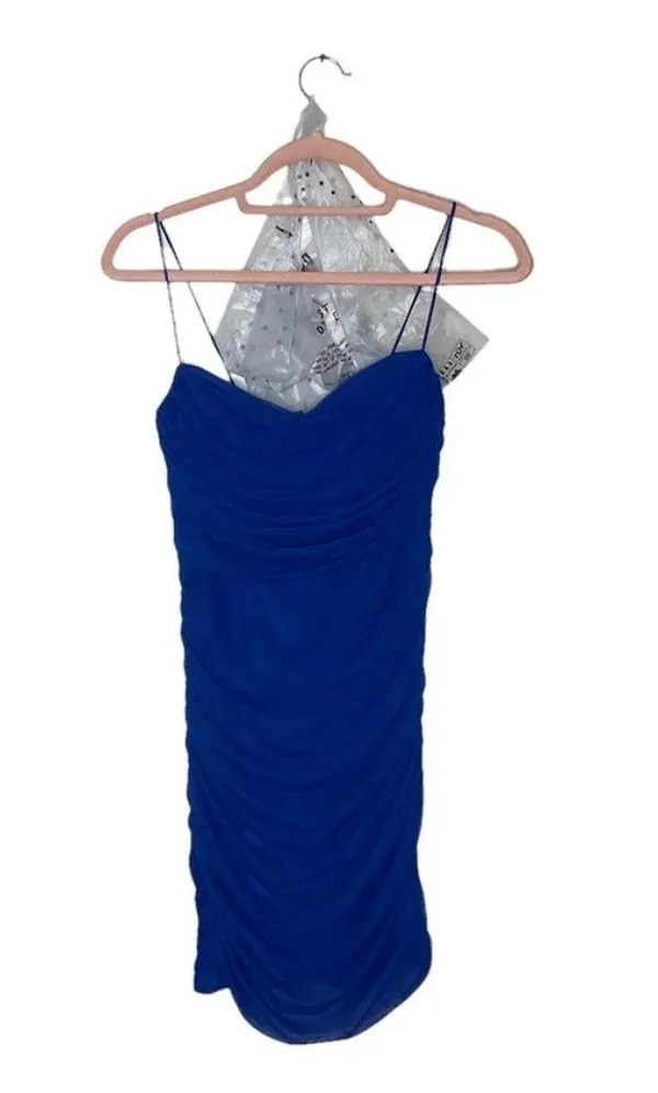 Mini Blue Dress - Image 2