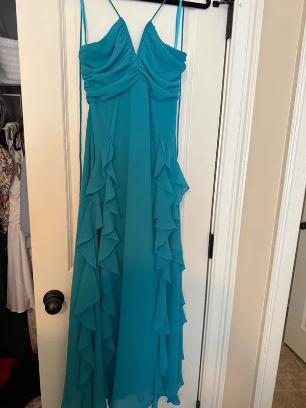 Selfie Leslie blue maxi dress - Image 3