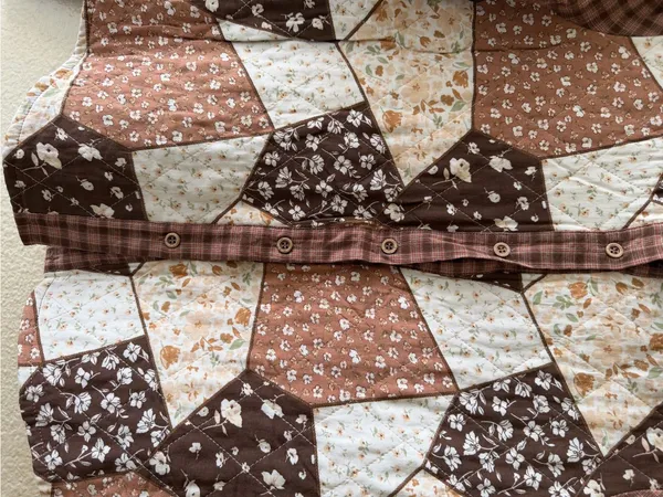1990s Quilt Piece Shirt Jacket Selected By Ritual Vintage - Image 6