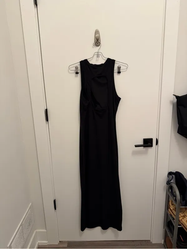 L*Space x Anthropologie Sawyer Midi Dress in Black size Large (L) - Image 4