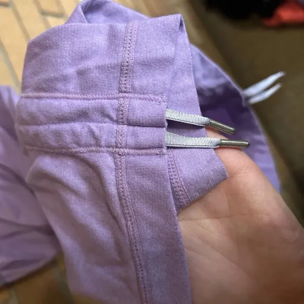 Lululemon Criss Cross Tank Purple Elastic Banded Size 6 - Image 4