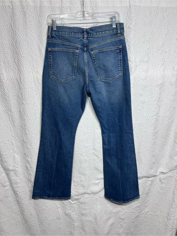 NWT Madewell The Vintage Flare Jeans Women’s 28P Petite High Rise Medium Wash - Image 5