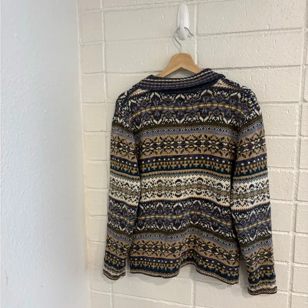 Vintage tiara international fall zip up sweater - Image 3