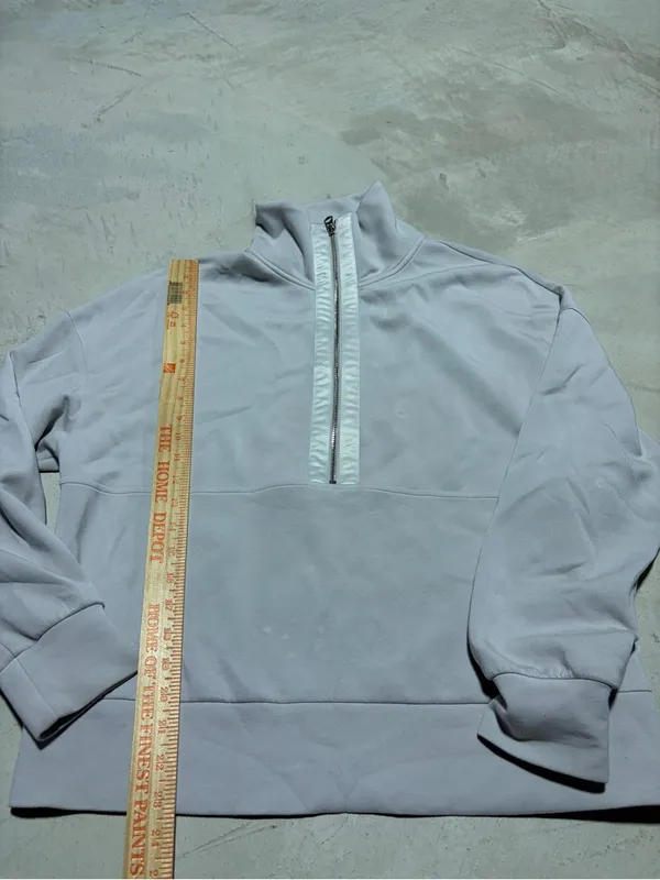 Varley double soft Kellie half zip medium sweatshirt - Image 3