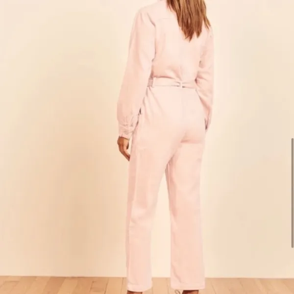 Reformation Ricky Boiler Jumpsuit dusty rose size 8 festival - Image 5