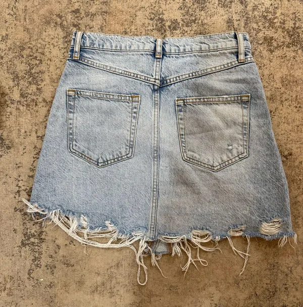 ZARA Jean Skirt Denim - Image 2