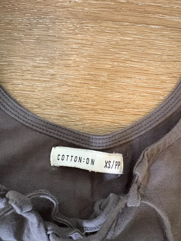 Cotton On Grey Lace Up Bodysuit - Image 4