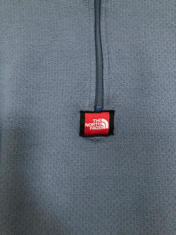 Vintage Granola Blue Quarter Zip Long Sleeve - Image 2