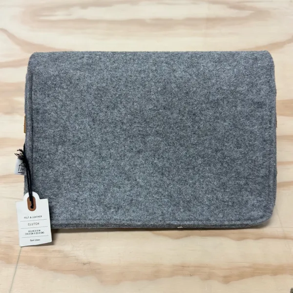 NWT HEARTH & HAND | Hearth & Hand with‎ Magnolia Clutch Heather Gray - Image 2