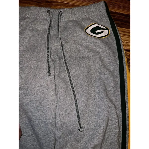 Genuine Victorias Secret PINK Sweatpants‎ NFL Green Bay Packers Small S Women🔥 - Image 3