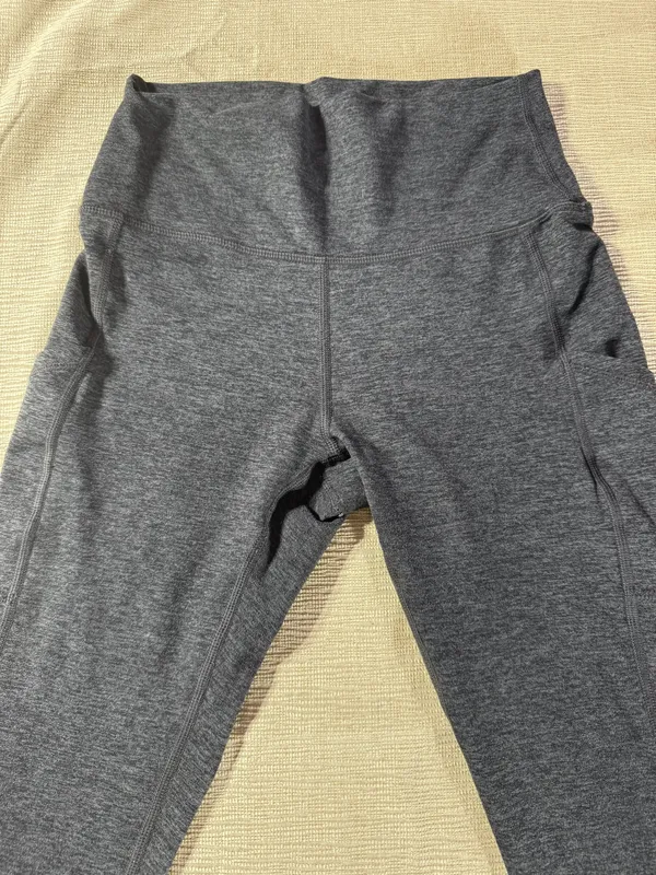 OFFLINE by Aerie The Hugger Leggings Womens Medium Gray High Rise Pocket - Image 8