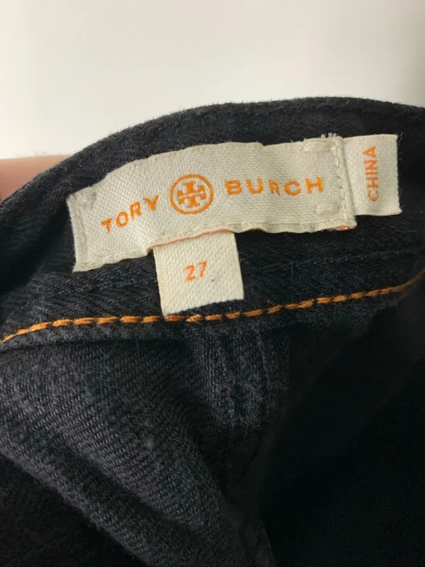 Tory Burch Classic Tory Boot jeans women's size 27 - Image 3
