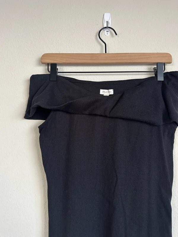 Anthropologie Pilcro Modal Cotton Rib Off the Shoulder Top - Image 3