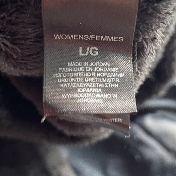 The North Face Full Zip Sherpa Fleece Jacket Women's Size Large Black - Image 11