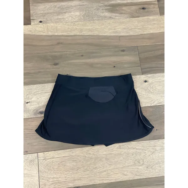 Nike Fit Dry Black Skort Athletic Stretch Back Pocket Size M - Image 7