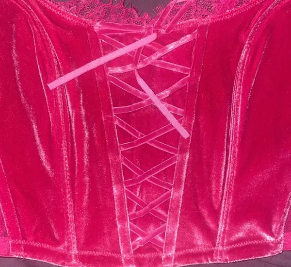 Victoria's Secret Unlined Lace-Up Corset Top - Image 4