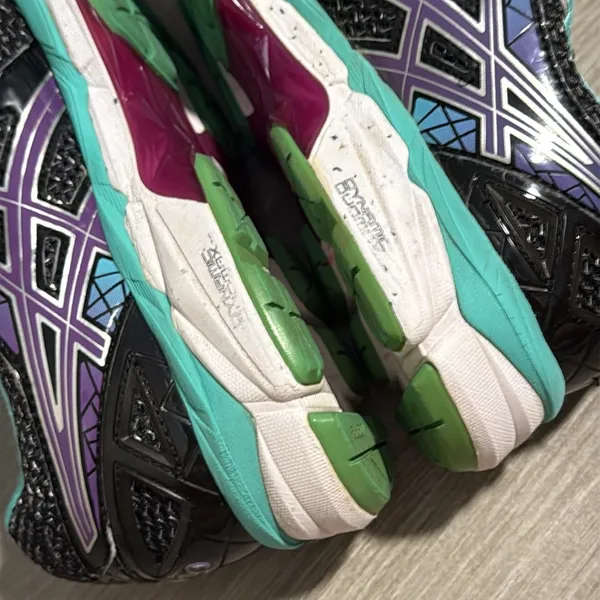 ASICS GT-2000 3 Women's Running Shoes Black Teal Purple‎ T550N Size 9 - Image 7