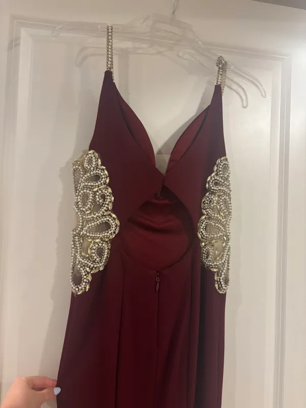 Maroon Dress Red - Image 3