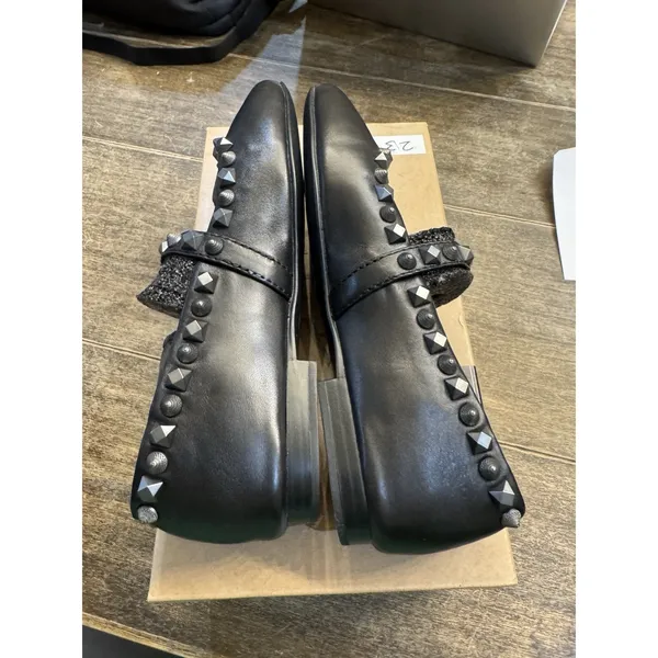 Ash Beatnik Leather Flat Women's Size 36 US 6 Mary Jane's Studded Whimsy Goth - Image 7