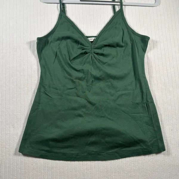 Victoria’s Secret Women’s Green Cami Tank Top Size Large Adjustable Straps - Image 2