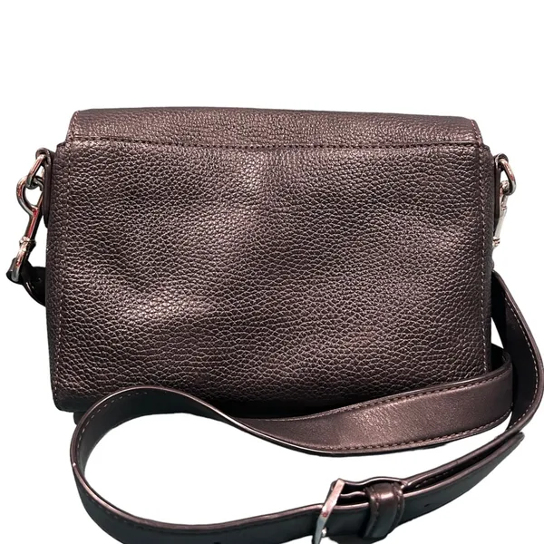 Marc Jacobs Black Leather Scalloped Crossbody Purse Bag - Image 6