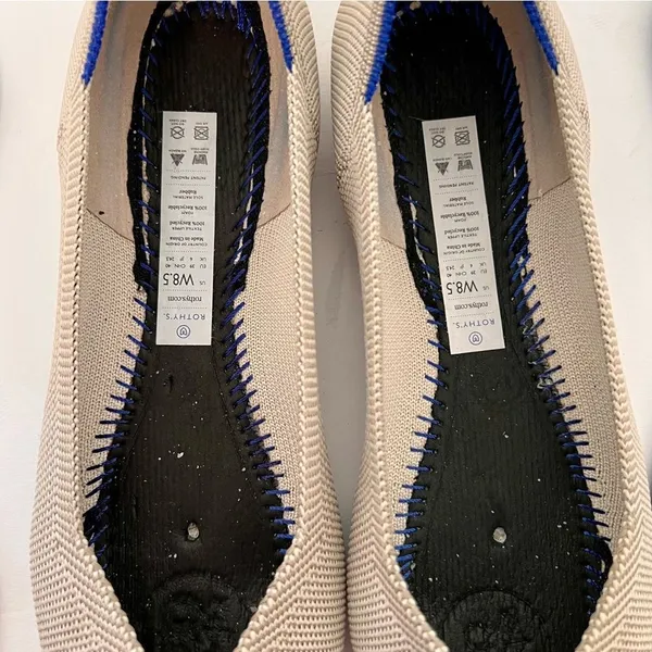 Rothys Gray Pointed Flat - Image 5