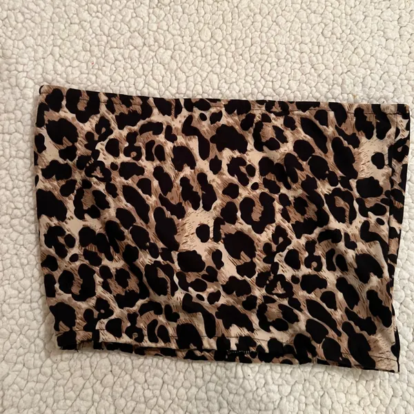 SheIn Cheetah tube top - Image 2