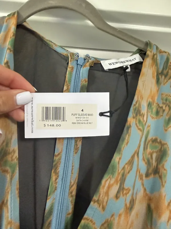 WeWoreWhat puff sleeve maxi dress - Image 7