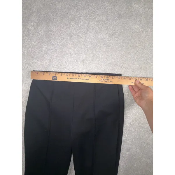 Maeve Anthropologie The Margot Kick-Flare Cropped Pants Black Women's Medium - Image 7