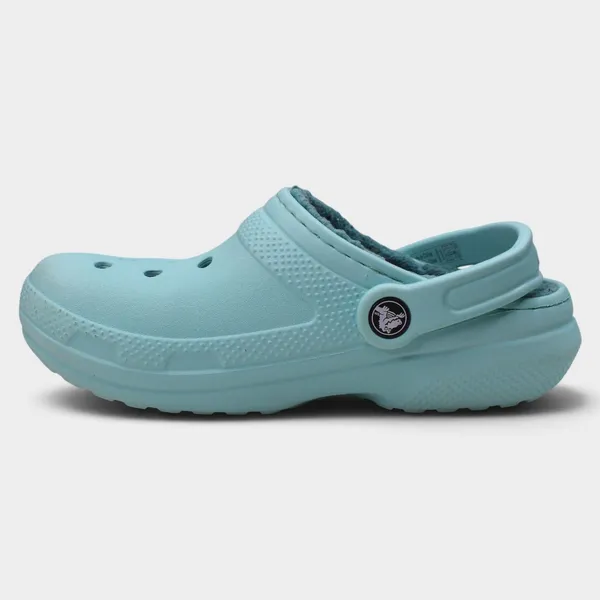 Crocs Classic Lined Clog Aqua Blue M4 W6 - Image 3