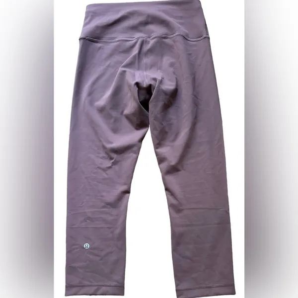 Lululemon Wunder Train High-Rise Crop 21" Dark Oxide size 8 EUC Gym Yoga Run - Image 2