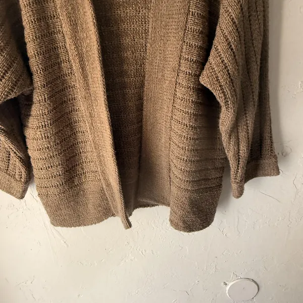 August Silk Sweater Vintage Medium Open Front Cardigan Knit‎ Gilmore Girls - Image 3