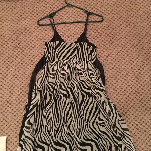 ZEBRA PRINT DRESS Black Size M - Image 3