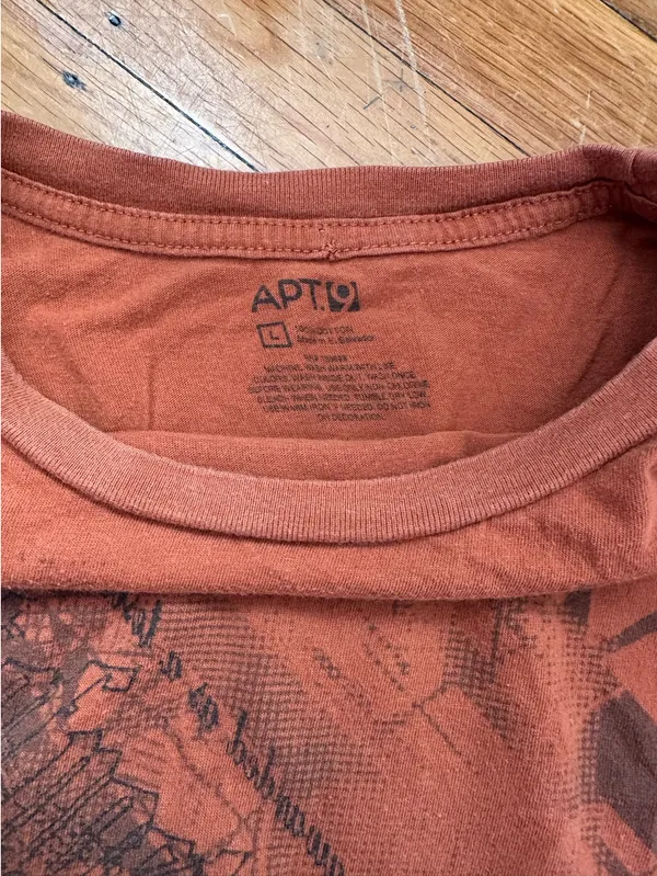 Apt. 9 Rust Graphic Tee - Image 4