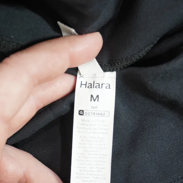 Halara‎ TALL Medium Black High Waisted Flare Pants Casual Loungewear Career - Image 8