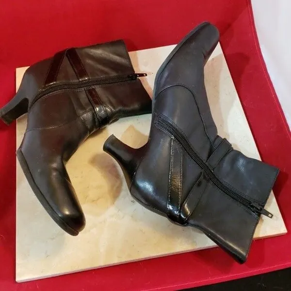 Kenneth Cole Reaction Women's Black Leather Upper Boots Size 7 - Image 3