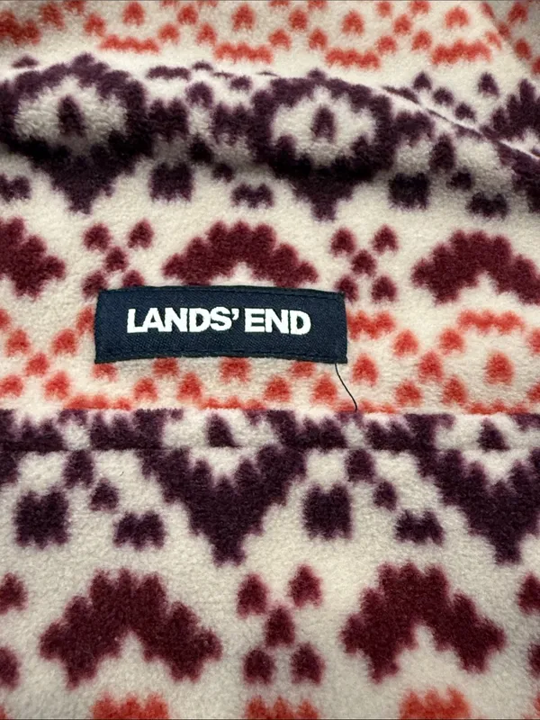 Lands’End women’s heritage snap neck pull over size medium petite. - Image 4