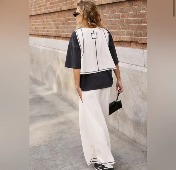 NWT Free People Movement Double Dutch Set In Ivory Combo Size: S $128 MSRP No refunds or cancellations - Image 2