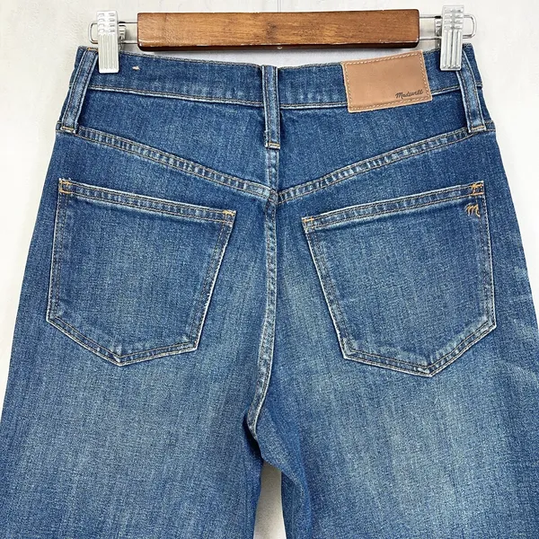Madewell Womens‎ Jeans Size 23 The High Rise Slim Boy Jean Milton Wash Stretch - Image 4