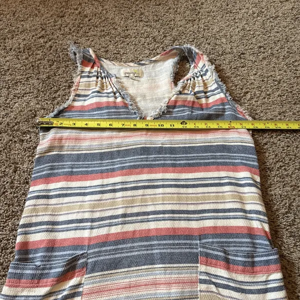Anthropologie Porridge Striped Sleeveless Shift Dress Size Small - Image 4