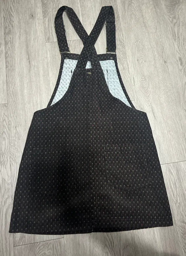 Brown Corduroy Overall Dress - Image 4