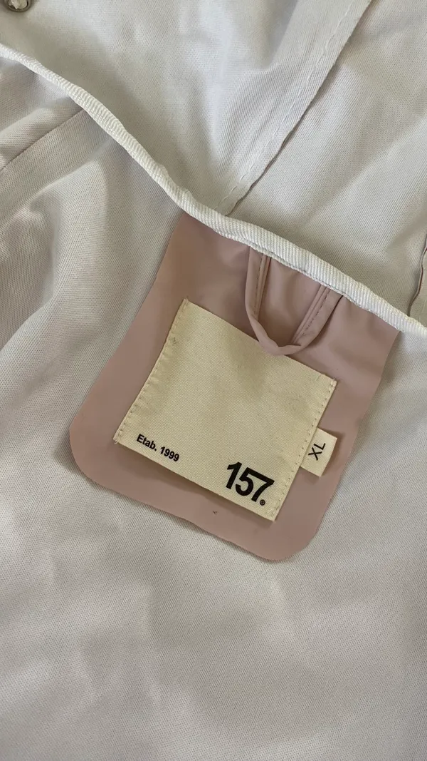 Lager 157 Vintage Dusty Rose Long Windbreaker/ Raincoat - Image 2