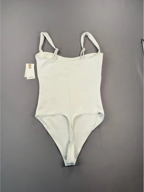 Good American White One Piece Bodysuit Size L NEW - Image 5